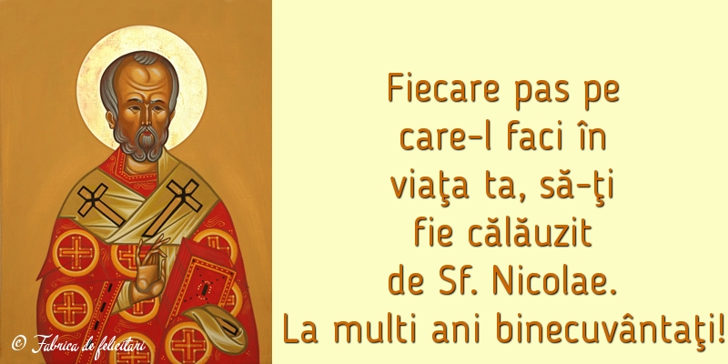 Felicitari de Sfantul Nicolae - La multi ani binecuvântați!