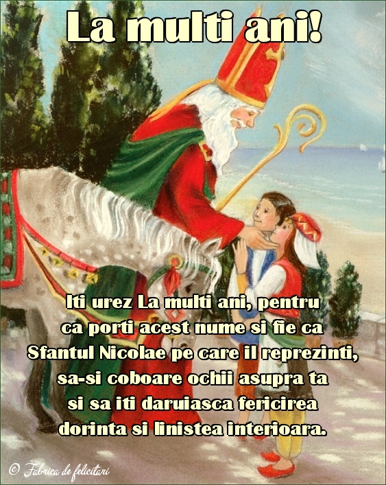 Felicitari de Sfantul Nicolae - La mulți ani!