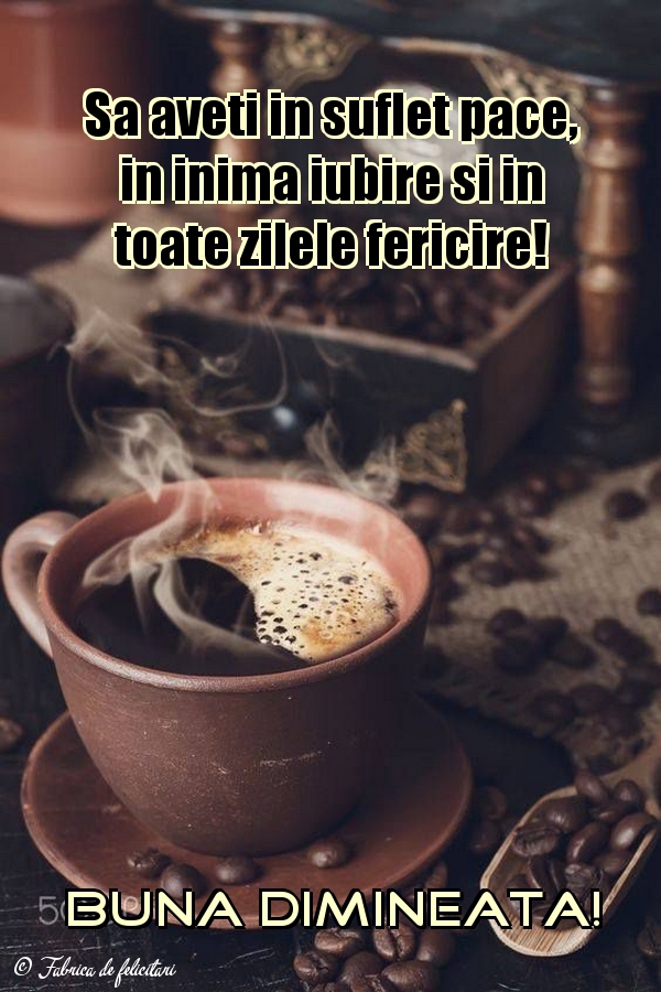Imagine cu Cafea | Bună dimineața!