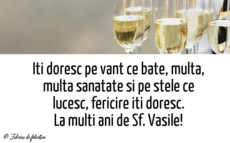 Felicitari de Sfantul Vasile - La multi ani de Sf. Vasile!