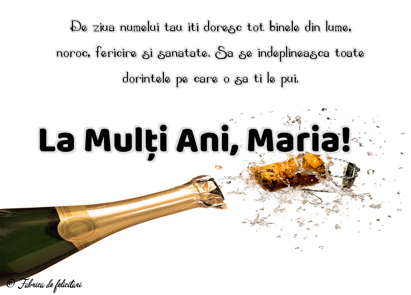 Felicitari de Sfânta Maria Mică - La Mulți Ani, Maria!